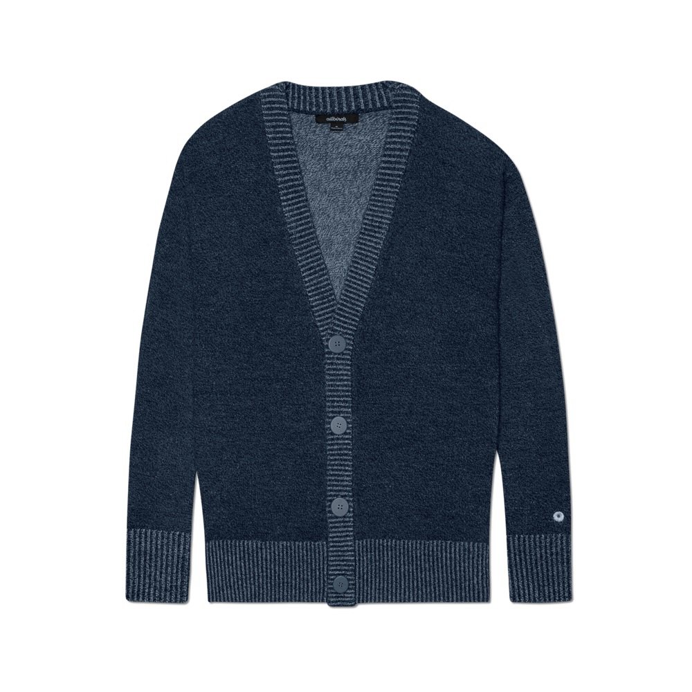 Allbirds Men\'s Wool Cardi - Sweaters Navy - NXL058471